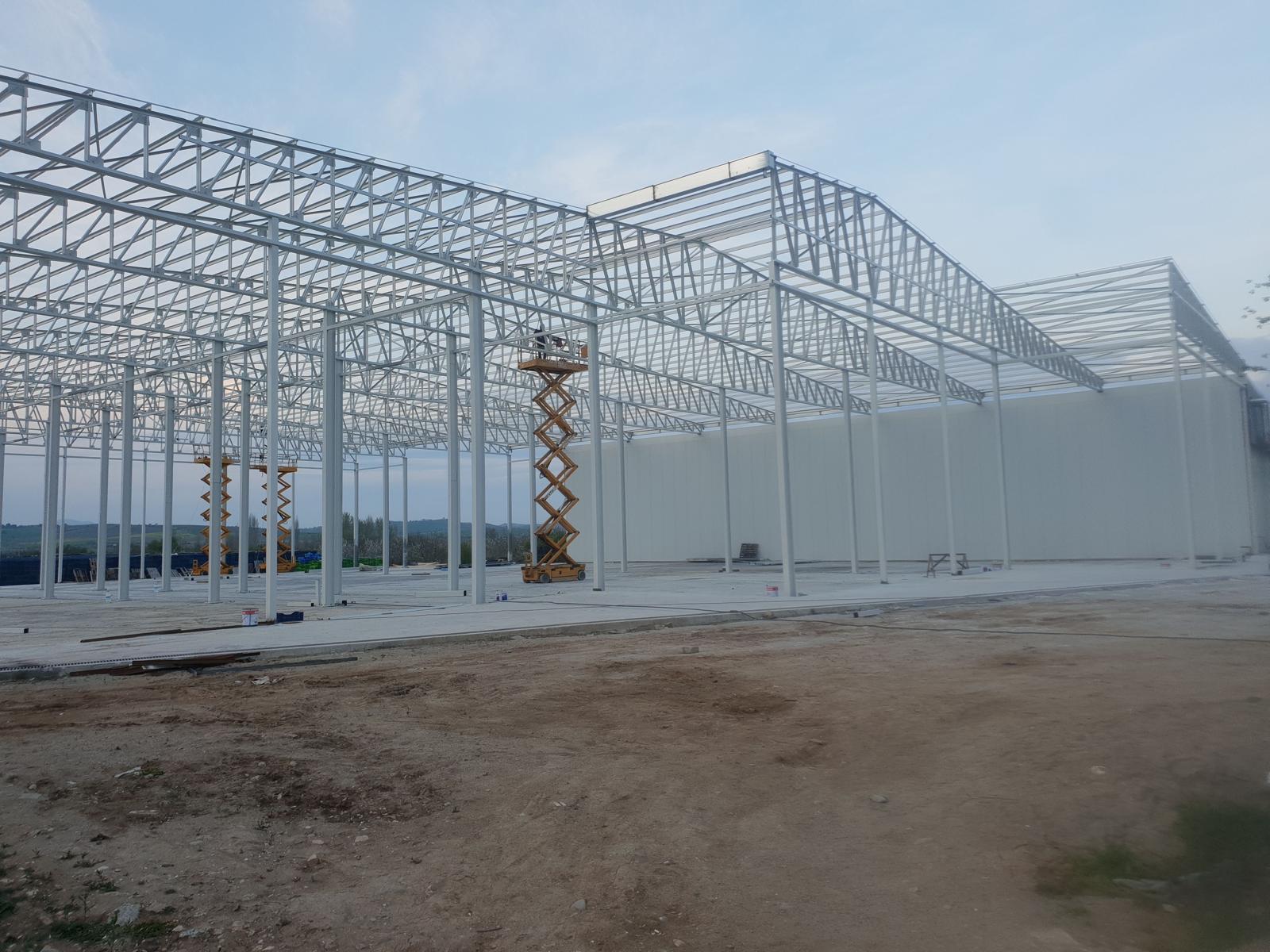 Çanakkale Bayramiç Karsu — Sümer İnşaat çelik konstrüksiyon projesi